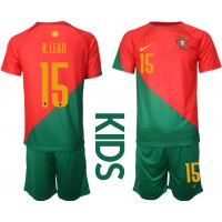 Dječji Nogometni Dres Portugal Rafael Leao #15 Domaci SP 2022 Kratak Rukav (+ Kratke hlače)